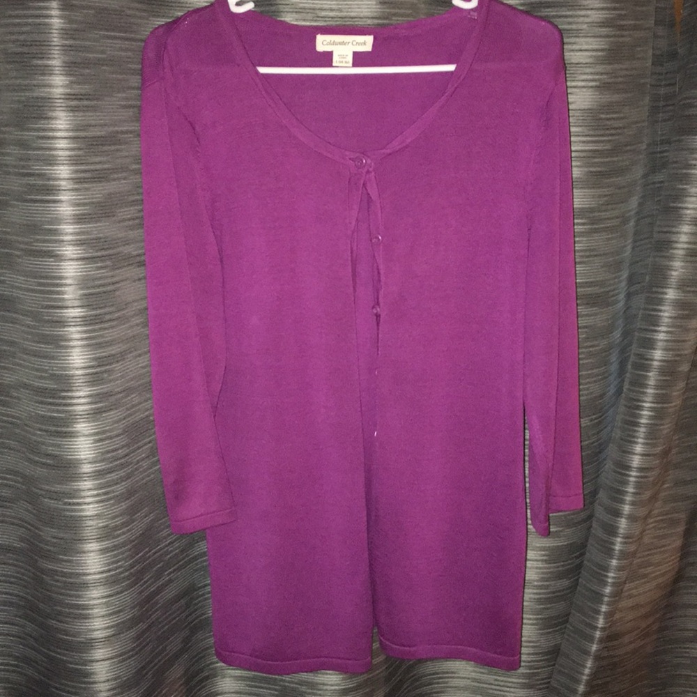 Coldwater creek button down sweater